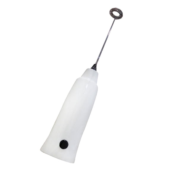 UPOUART Kitchen Electric Hand Mixer Milk Frother White ABS Beating Eggs 1Pack