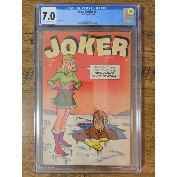 Collectible Joker Comics #21 - CGC 7 Comic Book