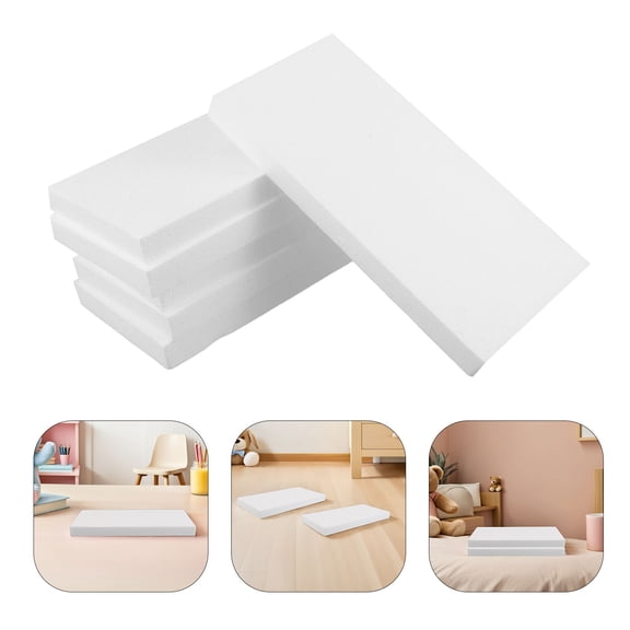 HEANUJJ Craft Foam Blocks, White Polystyrene, Versatile for DIY Projects and Art