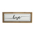 thumbnail image 1 of Cheungs 5413 Metal Wood Frame Lacquer Finish Wall Decor - Love, 1 of 1