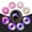Pink, variant on 4Pcs LED Hair Ties with Multiple Light Modes for Women/Girls: Glowing Hair Accessories for Rave, Christmas, and Neon Parties
