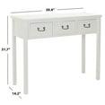 thumbnail image 4 of SAFAVIEH Cindy Console Table With Storage Drawers White, 4 of 5