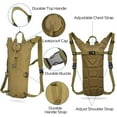thumbnail image 2 of TeqHome Hydration Bladder 3 Liter Water Backpack for Hiking Camping Outdoor Khahi, 2 of 9
