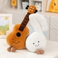 thumbnail image 4 of 11.8in Plush Piano Stuffed Toy – Soft Musical Instrument Doll, for Music Lovers, Soft Throw Pillows Stuffed Premium Polyester Fiber Sofa Cushion Christmas Party Decor，White, 4 of 4