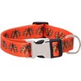 thumbnail image 1 of GFDYREE Thanksgiving Fall Dog Collar Autumn Holiday Nylon Adjustable Pet Collars for Dogs (Turkey,Medium), 1 of 4
