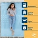 thumbnail image 3 of Colchoneta 5-Zone Memory Foam Individual Azul Claro Laila Comfort, 3 of 8