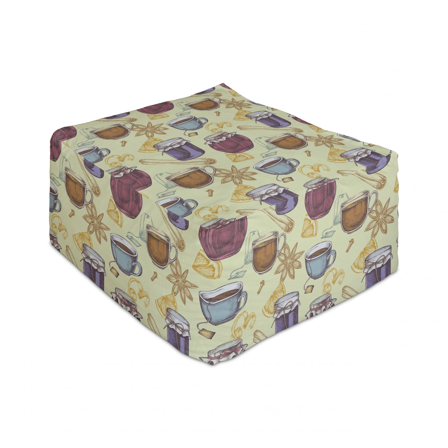 Cartoon Like Tea Pots with Retro Polka Dots in Orange Colored Flowers Art Print Ambesonne Cartoon Rectangle Pouf Under Desk Foot Stool for Living Room Office Ottoman with Cover 25 Multicolor Cartoon Like Tea Pots with Retro Polka Dots in Orange Colored Flowers Art Print Ambesonne Cartoon Rectangle Pouf Under Desk Foot Stool for Living Room Office Ottoman with Cover 25 Multicolor