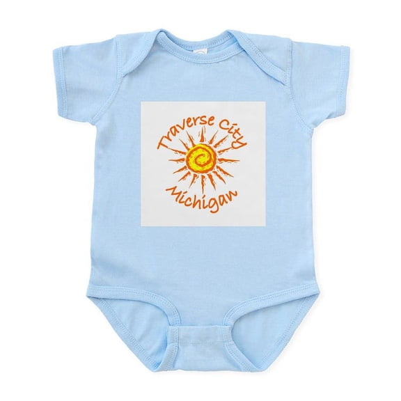 CafePress - Traverse City, Michigan Infant Bodysuit - Baby Light Bodysuit, Size Newborn - 24 Months