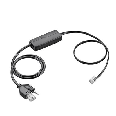 HP Poly APC-43 Electronic Hook Switch Adapter Cable, TAA Compliant, Black
