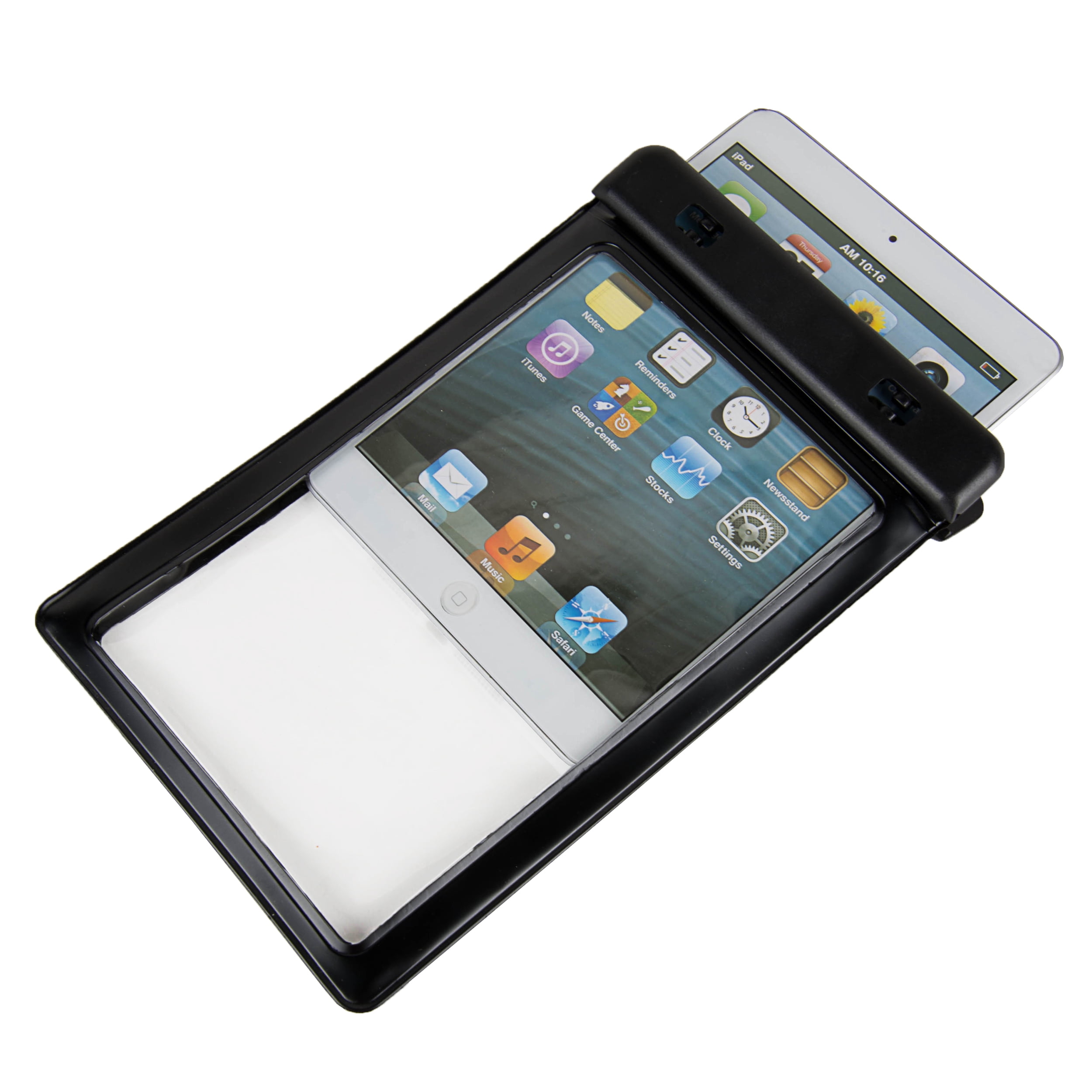 Premium Waterproof Interlocking Seal Carrying Case for Apple iPad Mini with Included Lanyard Strap