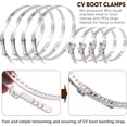 thumbnail image 4 of shiyou-9Pcs Hose Clamp Pliers with CV Boot Clamp Kit, Small and Large Stainless Steel Universal Adjustable Drive Shaft CV Boot Crimp Clamp Clic-R Collar Pliers Automobile Repair Tools for Most Cars, 4 of 4