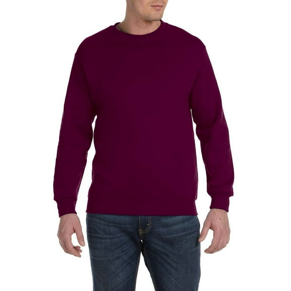 JustBlanks Adult Fleece Crewneck Sweatshirt with Ribbed Cuffs Waistband