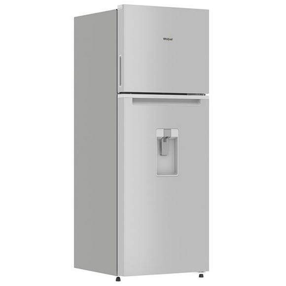 WHIRLPOOL REFRIGERADOR 14 GRIS ACERO Whirlpool con despachador de agua