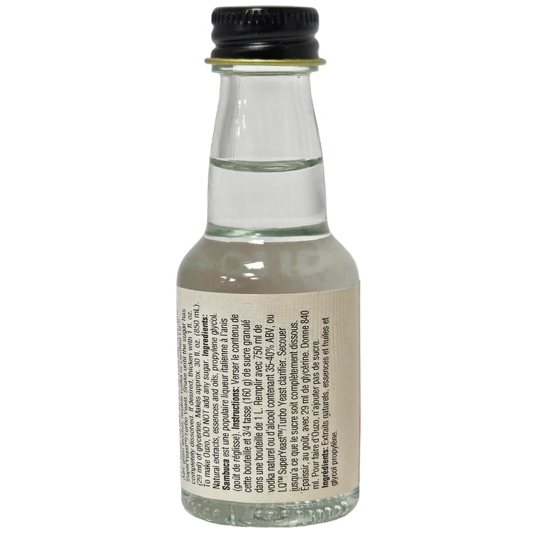 Liquor Quik Essence - Sambuca (White), Alcohol Free, Anise Flavor