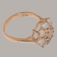 thumbnail image 4 of LBG British Made 14k Rose Gold Natural Opal Womens Promise Ring - 33 size options - Size 9.5, 4 of 6