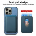 thumbnail image 4 of Allytech 2 in 1 Detachable Wallet Case for iPhone XR, [Thin & Light] [Compatible with MagSafe] Luxury PU Leather Card Holder Soft Bumper Shockproof Anti-Scratch Magnetic Case, Blue, 4 of 11