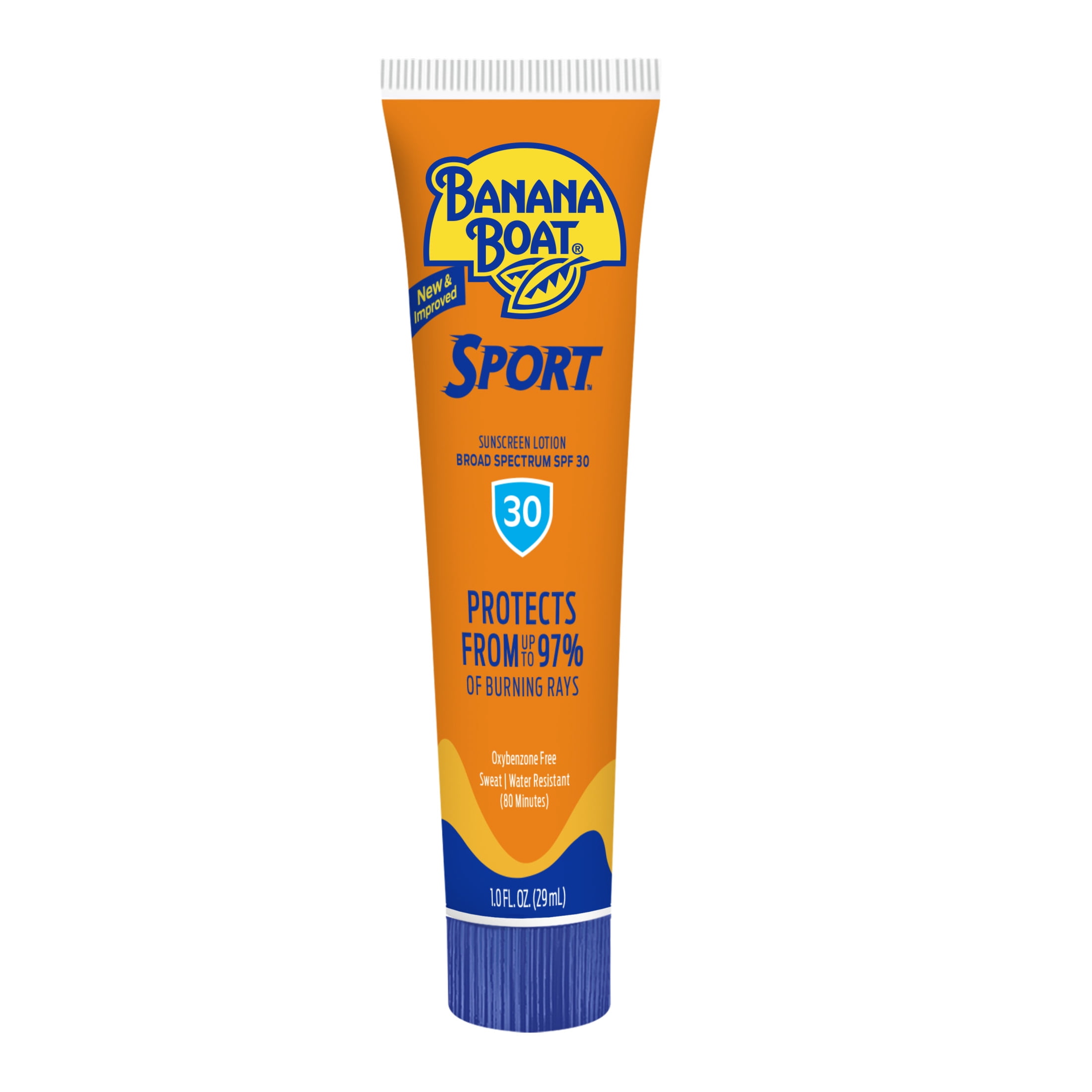 (6 pack) Banana Boat Sport Ultra SPF 30 Sunscreen Lotion, Travel Sunscreen Sport, Adult Sunblock Lotion, 1 oz