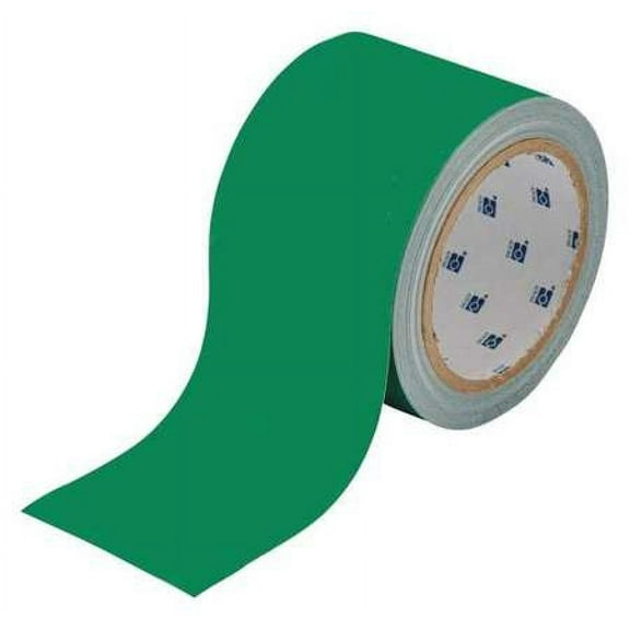 Brady Floor Tape,Green,2 inx100 ft,Roll 104315