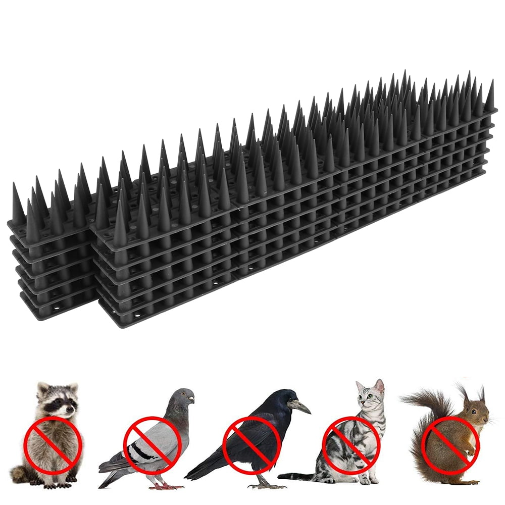 10 x FENCE WALL SPIKES ANTI CLIMB SECURITY SPIKE CAT BIRD REPELLENT DETERRENT 