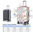 thumbnail image 6 of Lsque Abstract Marble Texture Printed Luggage Cover, Travel Luggage Protector,Scratch and Dirt Resistant, Fits 18-32 Inch Luggage - Small, 6 of 9
