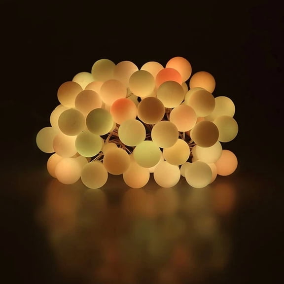 50 Led Ball String Fairy Lights Battery Operated Christmas Wedding Party 10M Usb