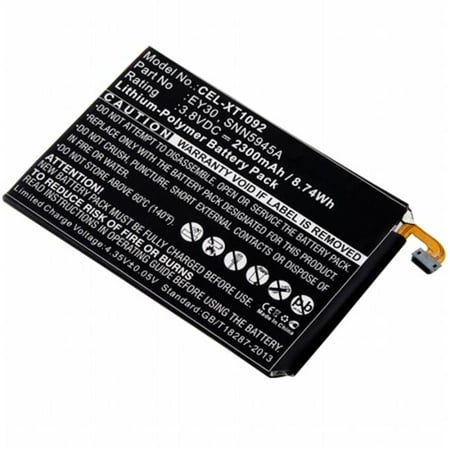 Dantona Cellular Battery - Dantona Industries CEL-XT1092 Replacement Cell Phone Battery for Motorola EY30