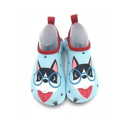 

Lacyhop Boys Diving Cute Waterproof Wading Shoes Children Summer Soft Barefoot Socks Lightweight Low Top Athletics