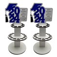 thumbnail image 1 of Graduation Gift Box 2024 Graduation Money Holder Double-layer Cash Holder with 25 Holes Wooden Graduation Wallet Gift Box 2pcs, 1 of 8