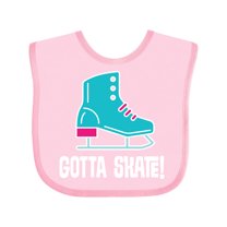 Inktastic Ice Skating Gotta Skate Boys or Girls Baby Bib