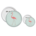 thumbnail image 1 of Patrón de caminar Flamingo Insignia insignia botón diseño conjunto, 1 of 3