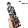 thumbnail image 1 of Clear Plastic Water Bottle, 500ml/700ml Capacity Hot L6 Z6V9, 1 of 1