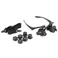 thumbnail image 2 of Head Loupe, Portable 4Pcs Lens Magnifier Loupe Glasses, Environmental For Watch Repairing Stamps Coins Repairing, 2 of 8