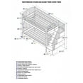thumbnail image 6 of AFI Westbrook Staircase Bunk Twin over Twin, Espresso, 6 of 8