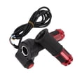 thumbnail image 1 of Acelerador universal para bicicleta eléctrica de 12 V a 99 V, 6 núcleos, dos secciones, tres velocidades, rojo, 1 of 14