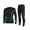 Blue, variant on RTKFRFLM Kids Boys Girls Thermal Underwear Set Long Sleeve Quick Dry Compression Baselayer Ski Running Cycling 6-12Y