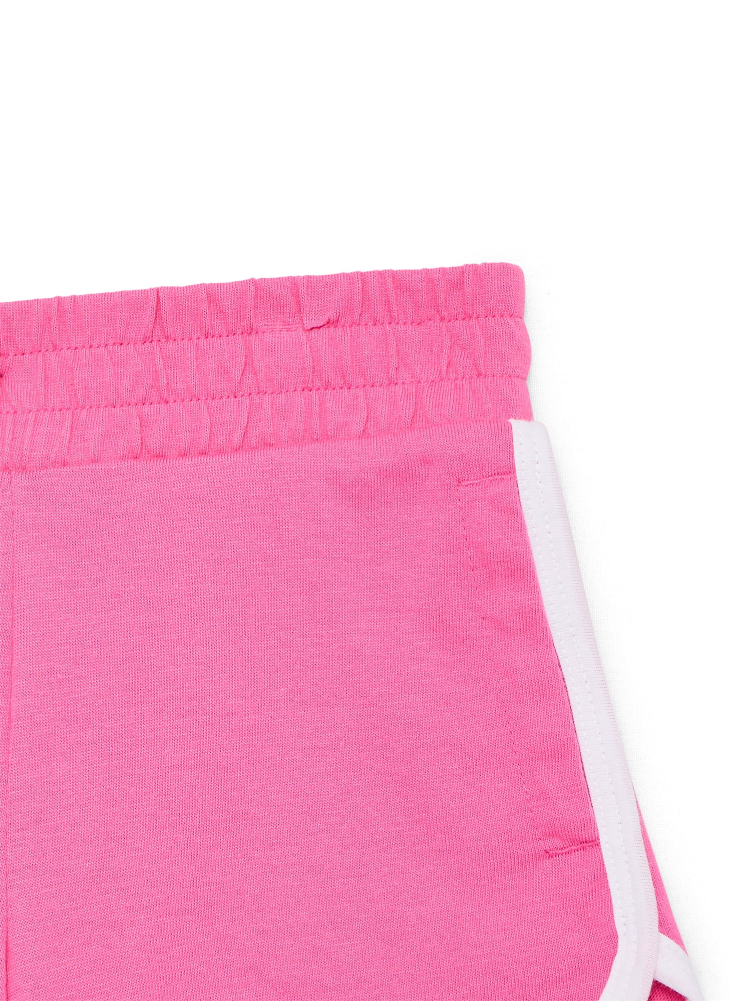 Wonder Nation Girls Dolphin Hem Shorts, Sizes 4-18 & Plus
