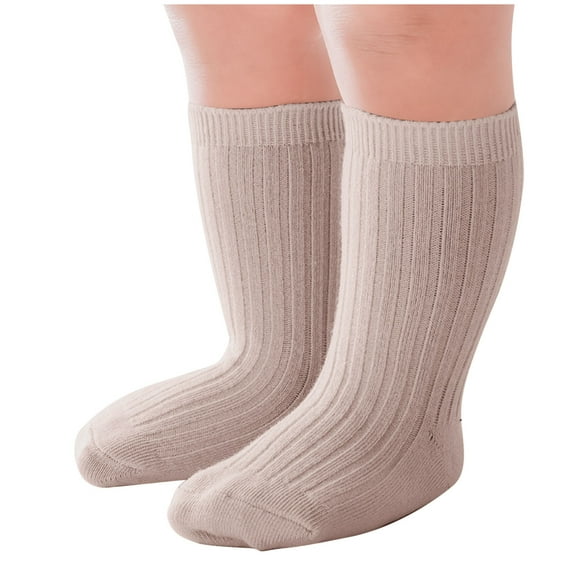Avrntaa Toddler Baby Knee High Socks Infant Girls Boys Knit Warm Floor Crawling Sock for 1-5Y