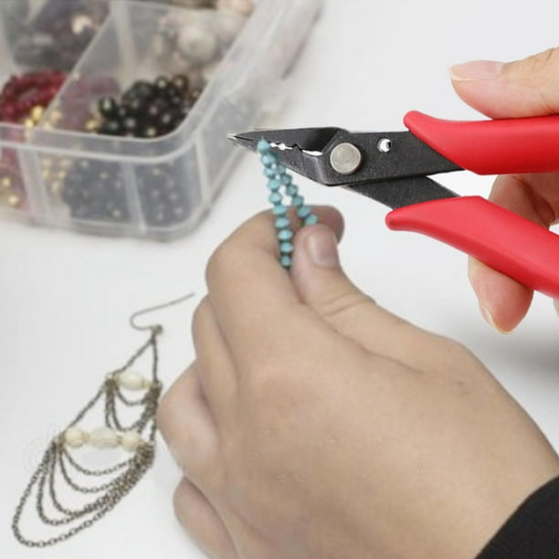 yuksok Bead Crimping Pliers Jewelry Making Tools Comfort Grip Handle Craft Cutting Wire Walmart
