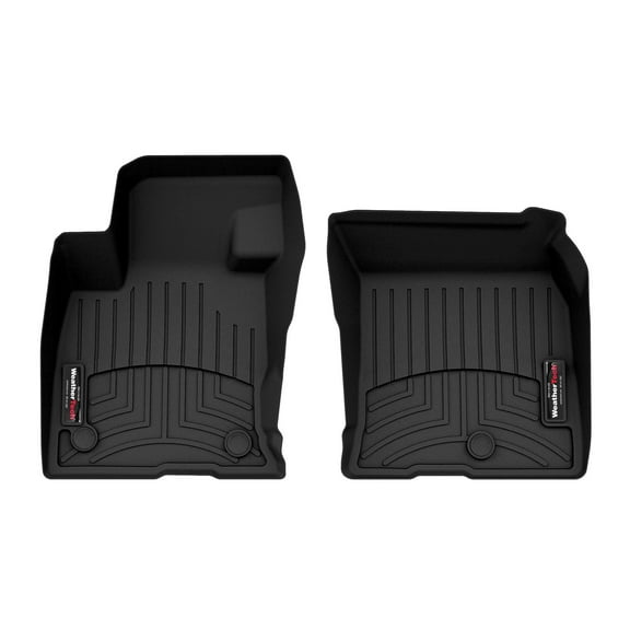 WeatherTech Custom Fit FloorLiners compatible with 2025-2026 Ford Bronco Sport - 1st Row (Driver & Passenger), Black