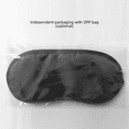 thumbnail image 5 of Mascarilla de ojos desechable para hotel, máscara de ojos para dormir para viajes de aviación, máscara de poliéster transpirable de color sólido, 5 of 5