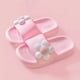 thumbnail image 5 of Baby Girls Cute Flower Lightweight Non-Slip Open Toe Slides For Newborn Infant Toddlers, Summer, 5 of 5