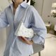 thumbnail image 4 of Moda mujer PU encaje Floral bordado bolso axila Hobos bolsas (blanco) Tmvgtek Para estrenar, 4 of 9