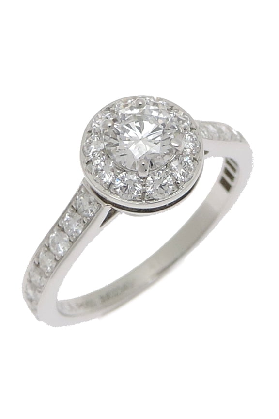 Pre-Owned Van Cleef & Arpels Icone 0.32ct Diamond Ring, Size 47, Women's, RG33348, Pt950...