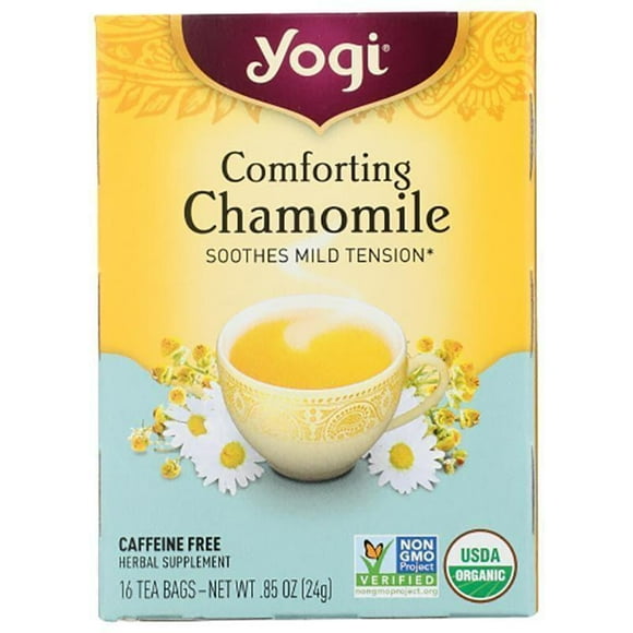 Yogi Thé - Camomille Réconfortante, 16 Sachets, 1.1 oz