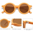 thumbnail image 2 of Bonitas gafas de sol polarizadas redondas para niños, niñas y niños con protección UV400., 2 of 4