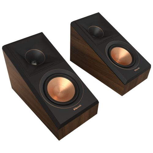 Klipsch RP-500SAWII Surround Sound Speakers – Walnut