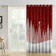 thumbnail image 5 of Cortina de ducha con diseño de bosque nevado navideño | Decoración navideña para el baño | Tejido de poliéster impermeable | Resistente al moho y fácil de limpiar | Incluye 12 ganchos metálicos, 5 of 6