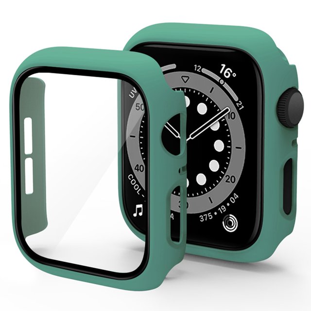 Cristal y cubierta para Apple Watch, Protector de pantalla de 44mm, 40mm, 41mm, 45mm, parachoques mate, Ultra 49mm, accesorios para Iwatch SE 8, 7, 6, 5, 4, 32