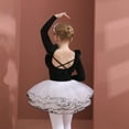 thumbnail image 2 of LYMAYTER Girls Ballet Leotards with Removable Tutu Skirt Toddler Ruffle Sleeve Dance Dress Set 3-11Y, 2 of 8