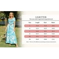 thumbnail image 6 of MLANM Women's Empire Waist Maxi Dress Casual V Neck Long Dresses with Pockets, 2XL Green Leaf, 6 of 7